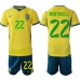 Brasilien VM 2026 Gabriel Martinelli #22 Hemmatröja Brasilien VM 2026 Gabriel Martinelli #22 Hemmatröja